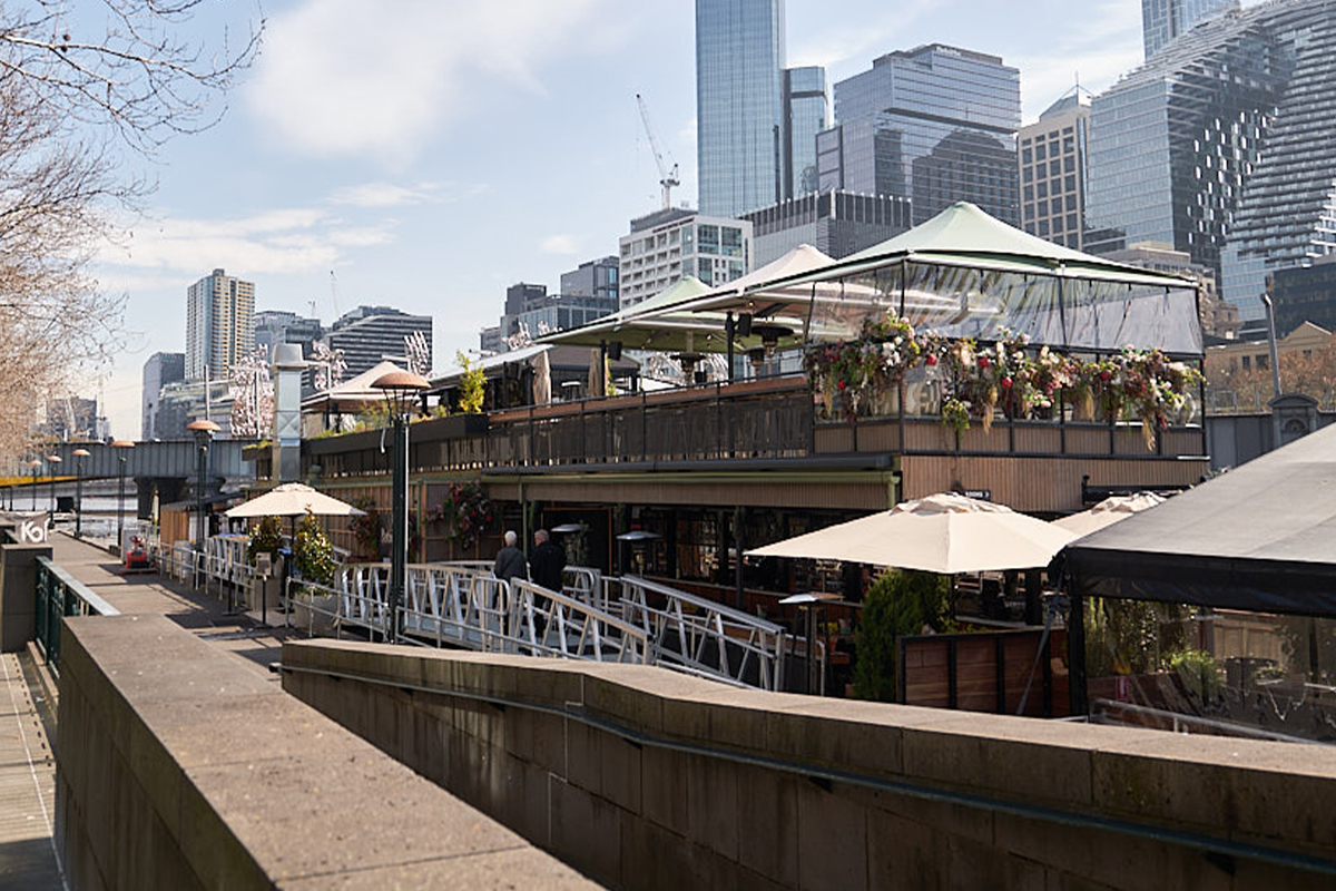 Seating up to 700 guests, Yarra Botanica’s two-storey, foliage-filled bar and eatery is open all year round.