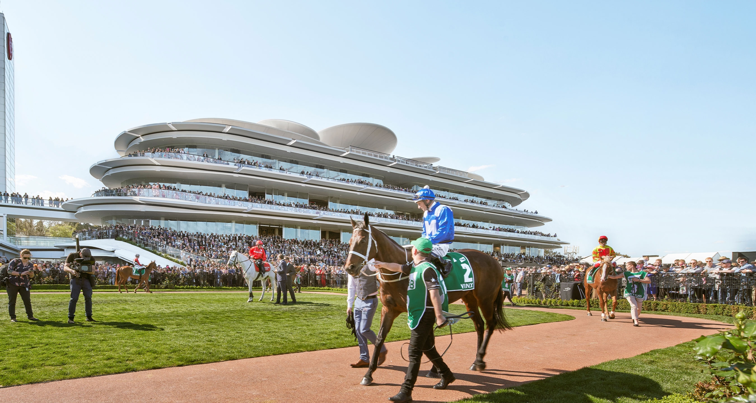 Flemington racecourse, VRC, the stand
